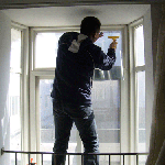 煙臺芝罘區開元新村玻璃窗隔熱膜貼膜